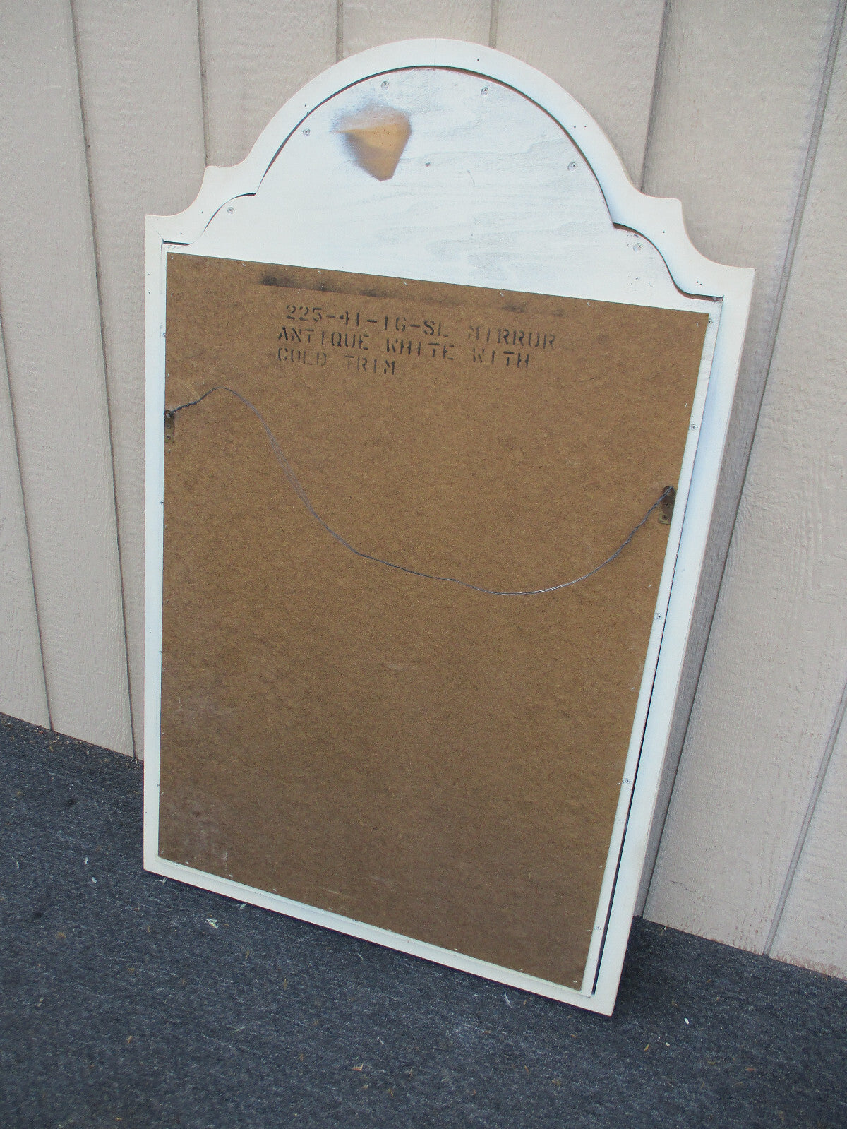 63272 Hand Painted Artist Signed Tall Decorator Mirror Quality Made