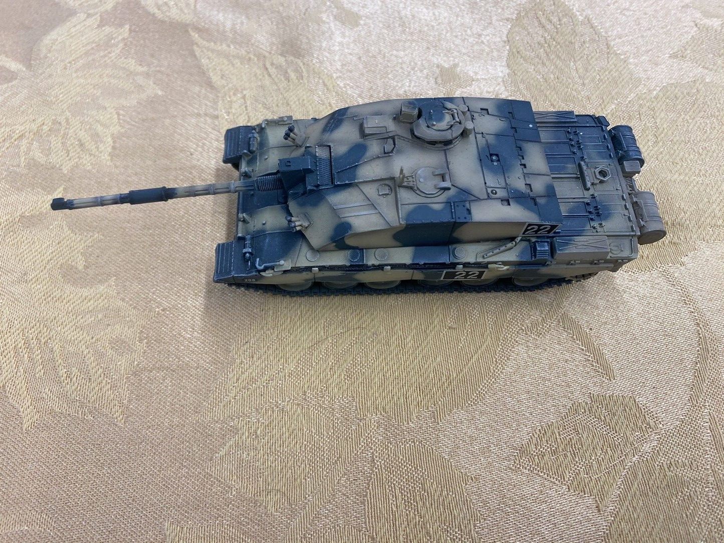 ES 59: Group of 4 Diecast metal Military Vehicles Tanks 5" to 6" long