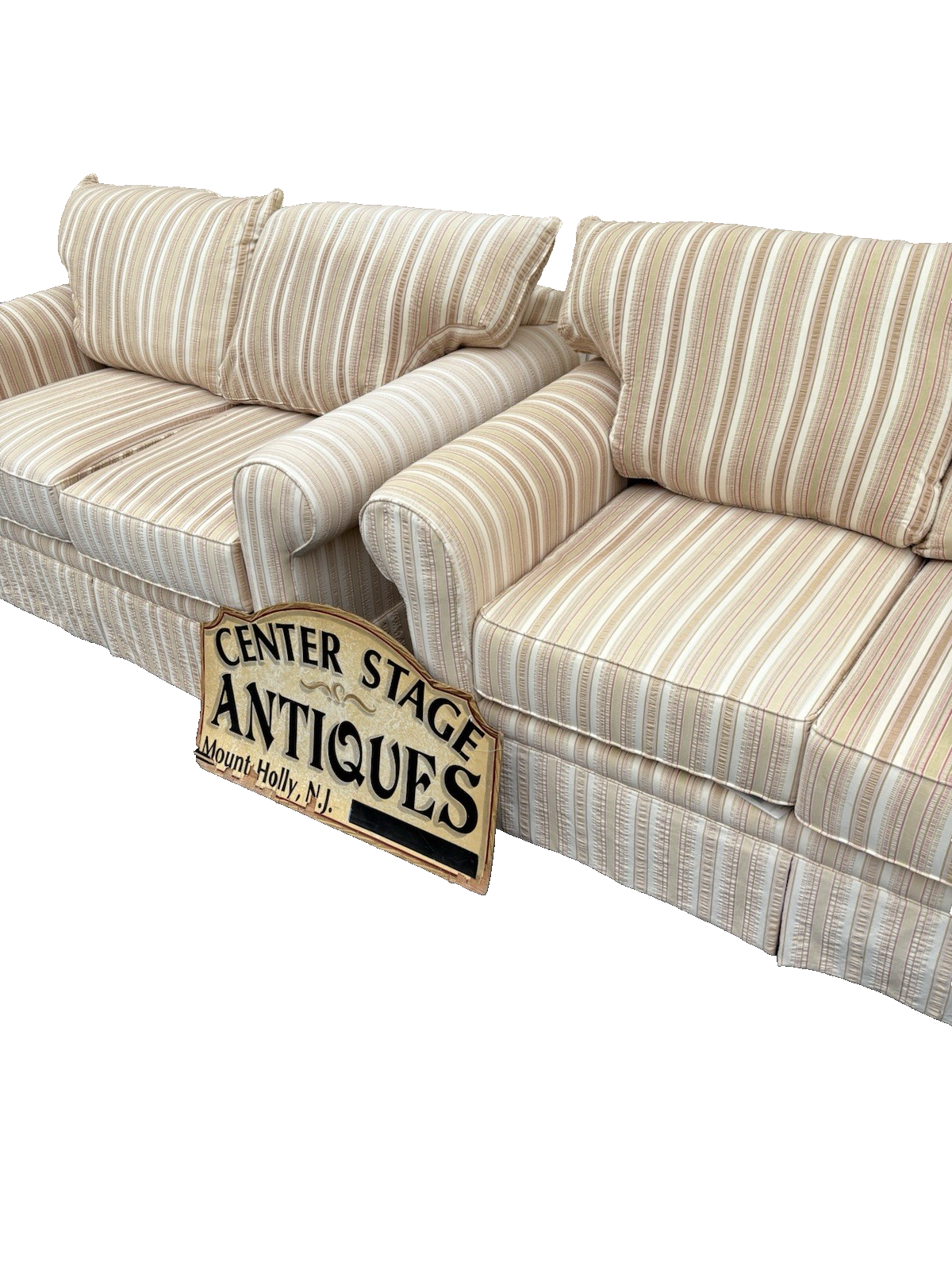 66861 + 66862 : PAIR KLAUSSNER Furniture Loveseat Sofa Chairs Very COMFORTABLE