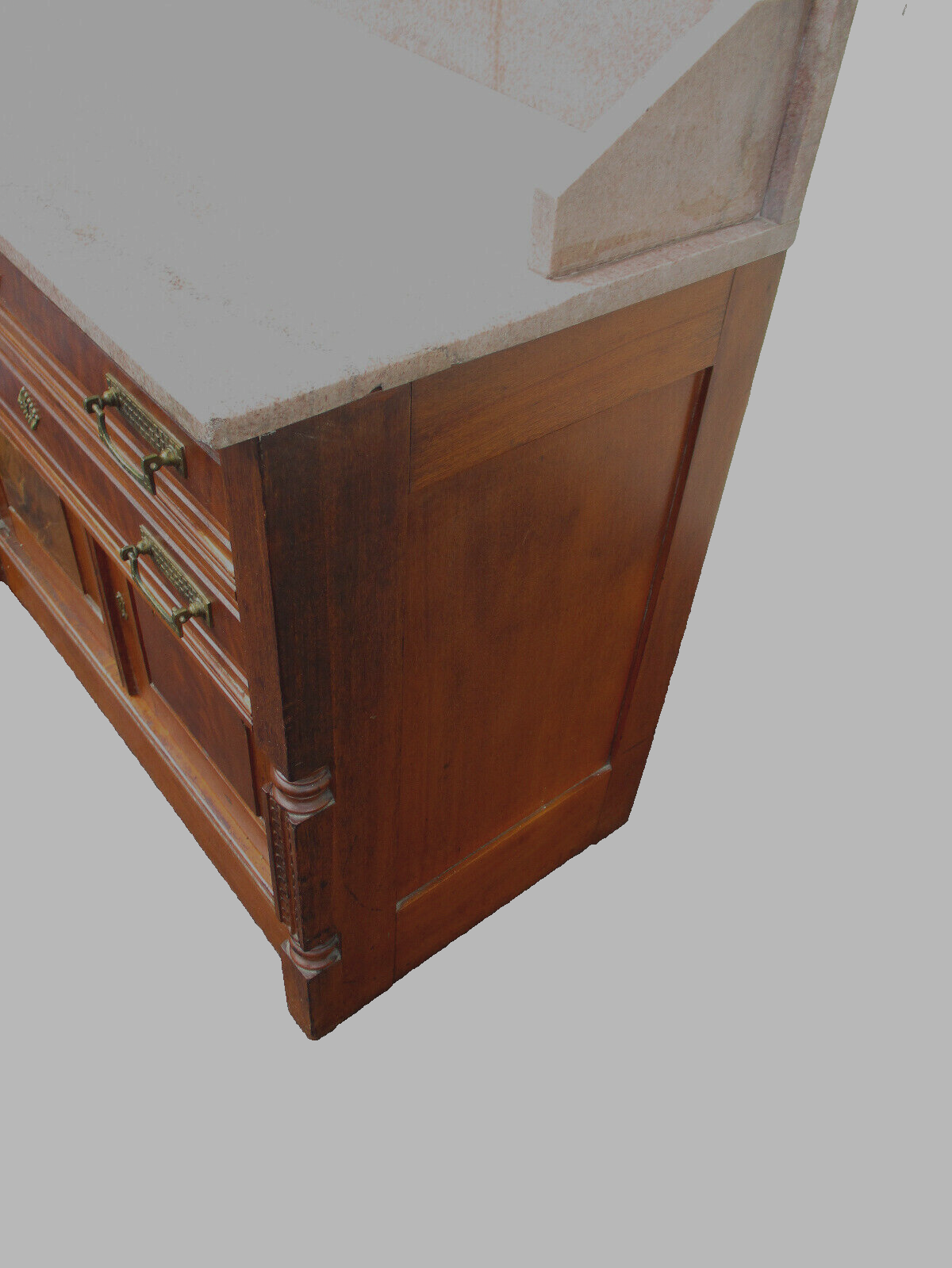 63604 Antique Victorian Walnut Washstand Chest Dresser
