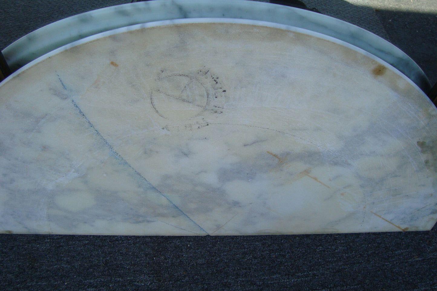 62130 Marble Top Console Table Sideboard Server KIMBALL Furniture ??