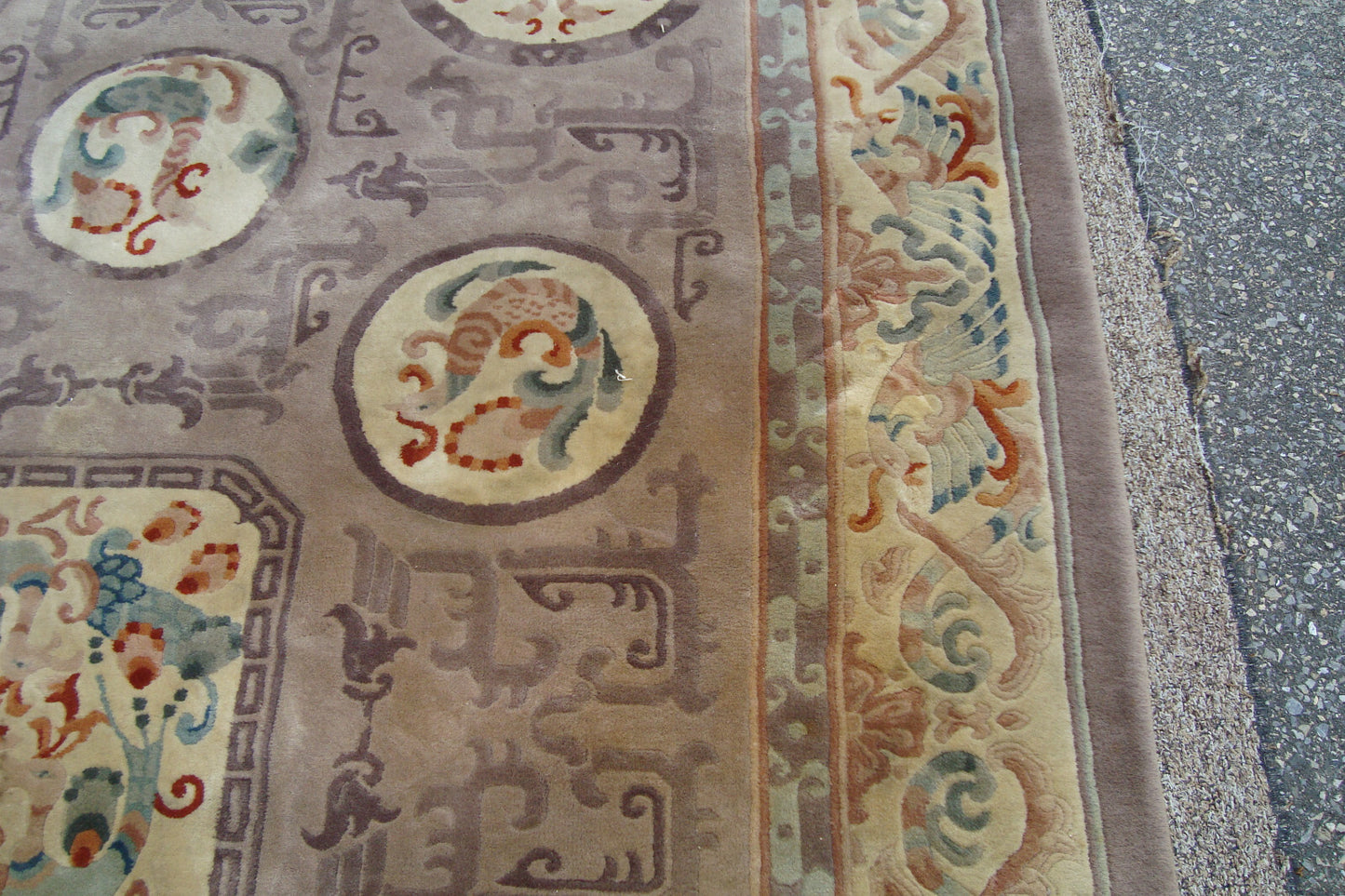 Rug 08: Machine Made Wool Oriental Carpet RUG SIZE 115 " x 73 " VANICE