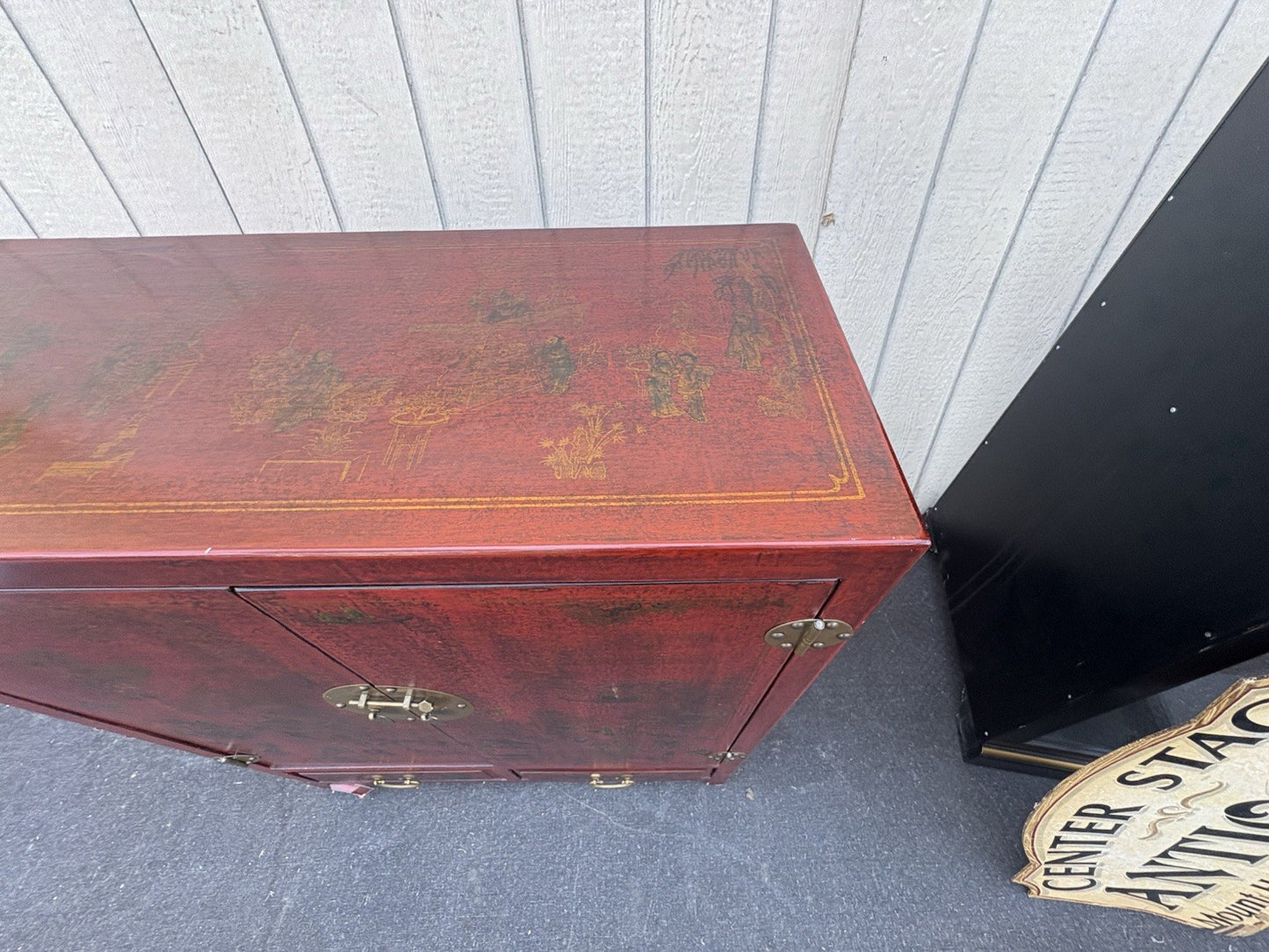 66697 Oriental Storage Cabinet Chest