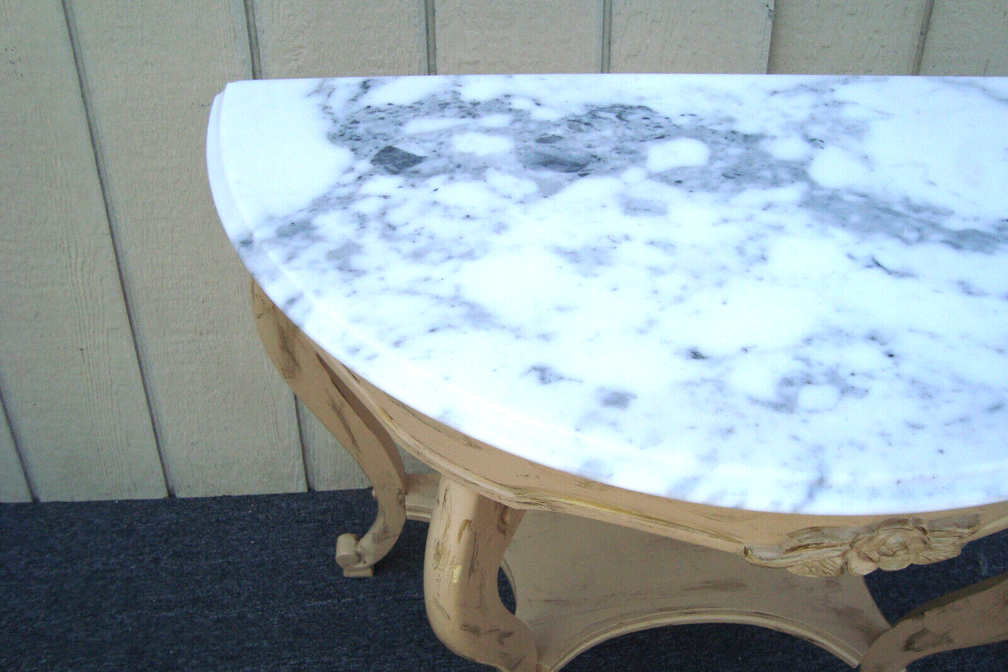 62130 Marble Top Console Table Sideboard Server KIMBALL Furniture ??