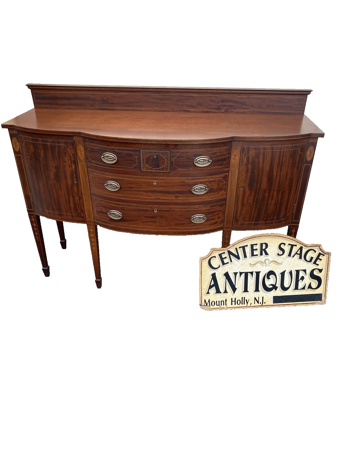 66402 POTTHAST Brothers Custom Hand Made Inlaid Sideboard Server Cabinet