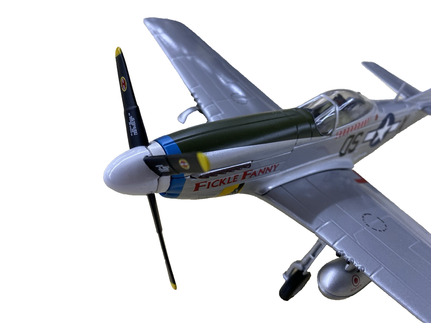 ES 206 : Franklin Mint FICKLE FANNY P 51 Mustang B11B179 Airplane plane