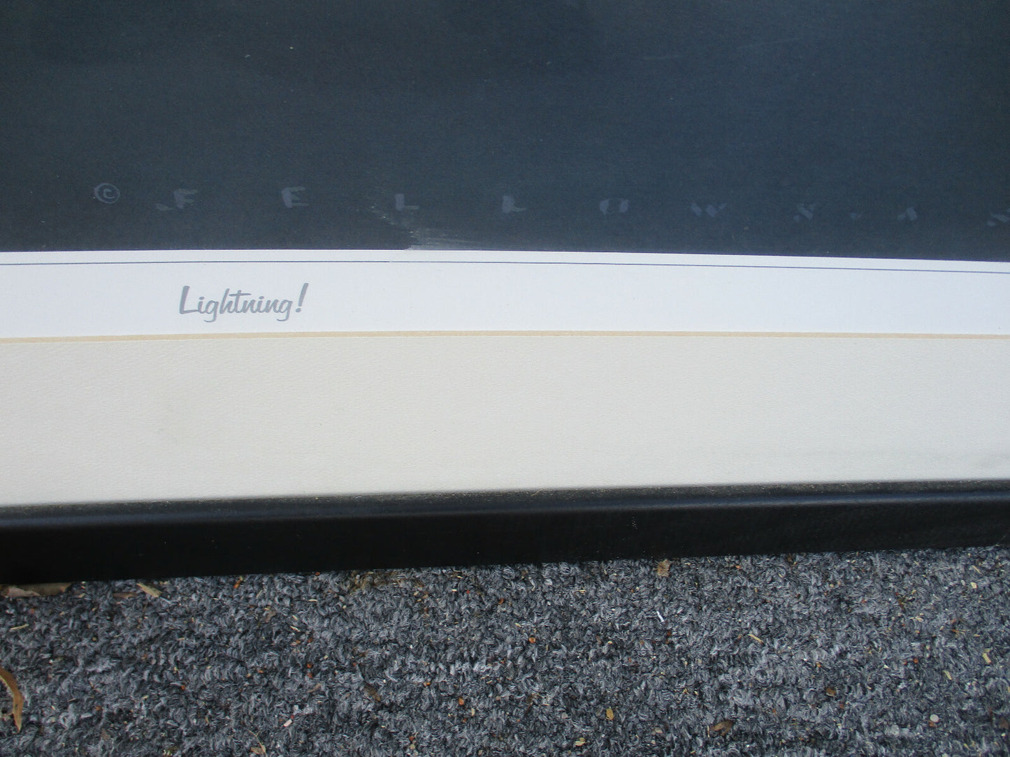 ES 6: Aviation Art Plane Junkie Lightning! Artist Jack Fellows P-38 Print wFrame