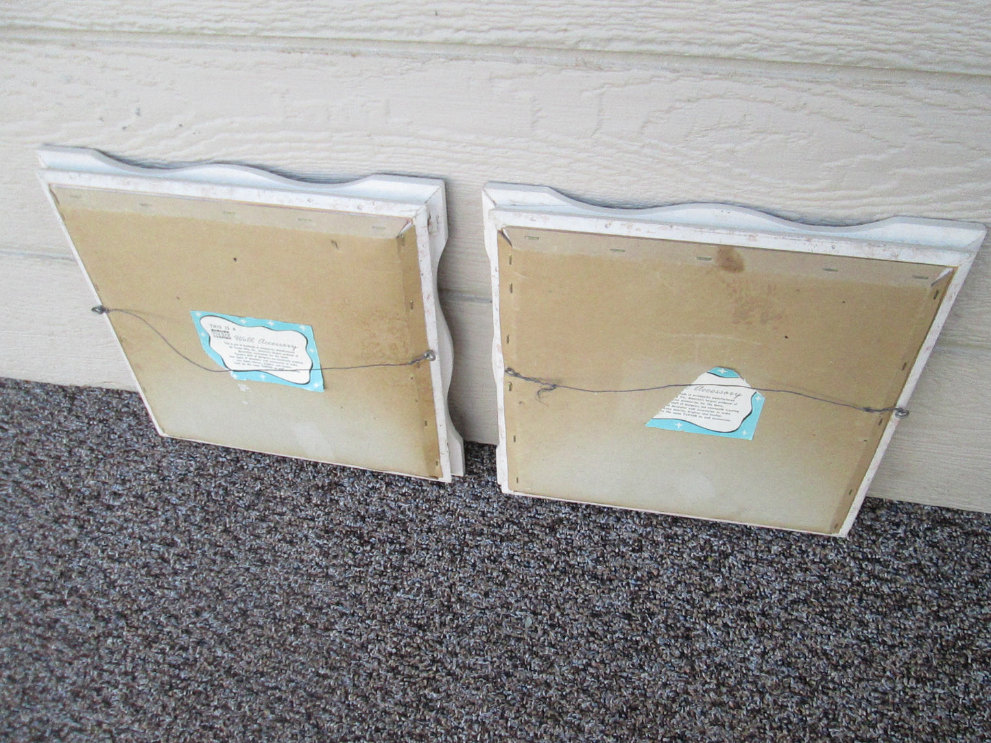 MW : Pair Mid Century Modern Vintage TURNER Prints In fancy Picture Frames