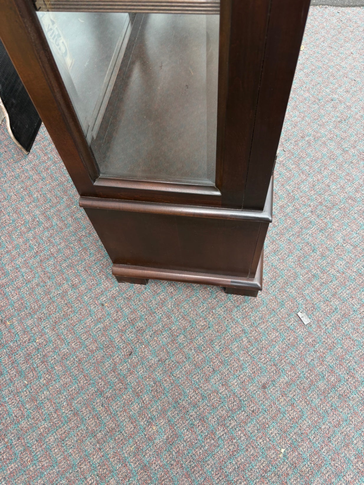 67818 Lexington Nautica Home Curio Cabinet with Glass Doors and Drawers