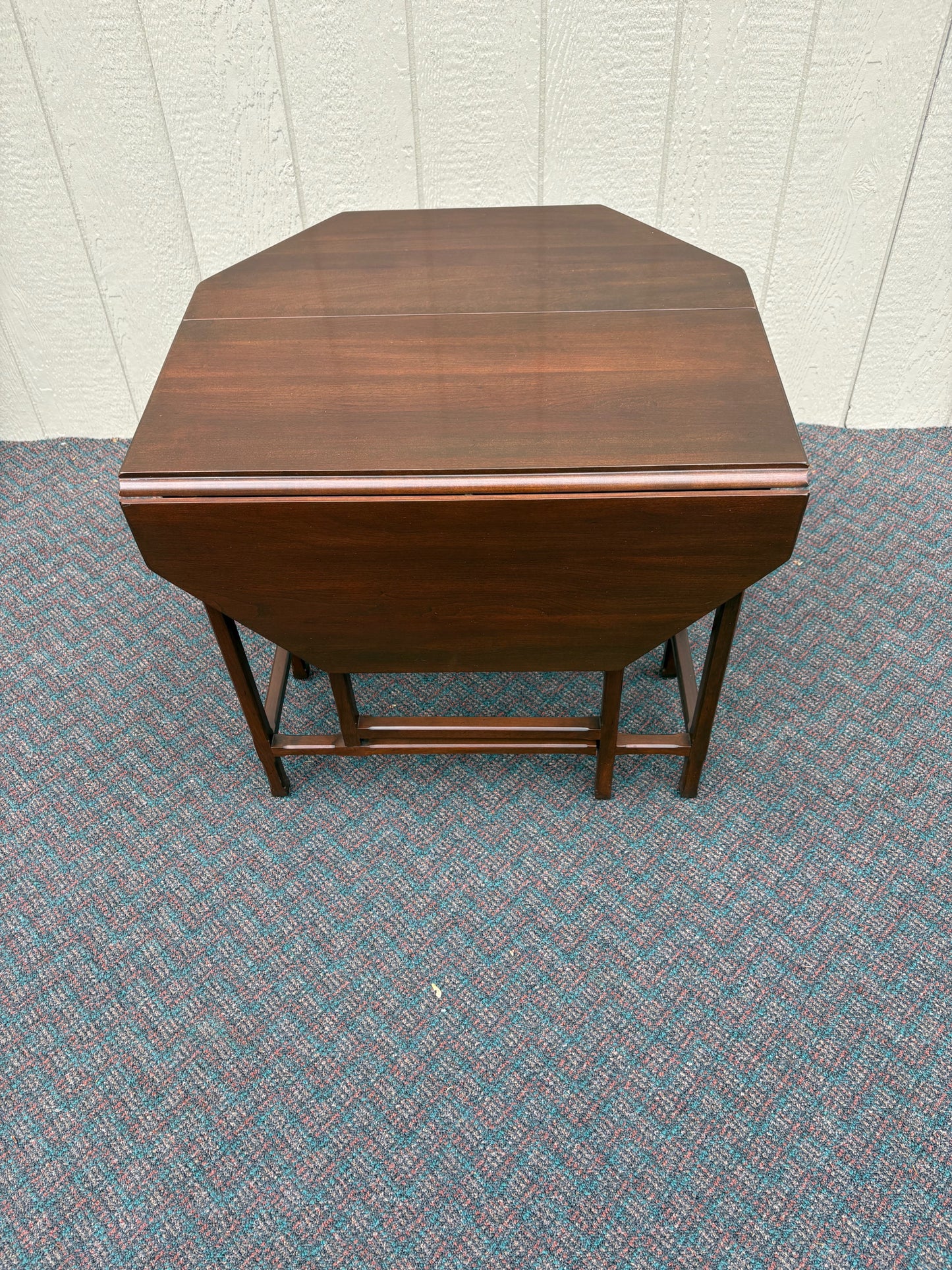 67702 Ethan Allen Drop Leaf Table, Traditional Style, Solid Wood