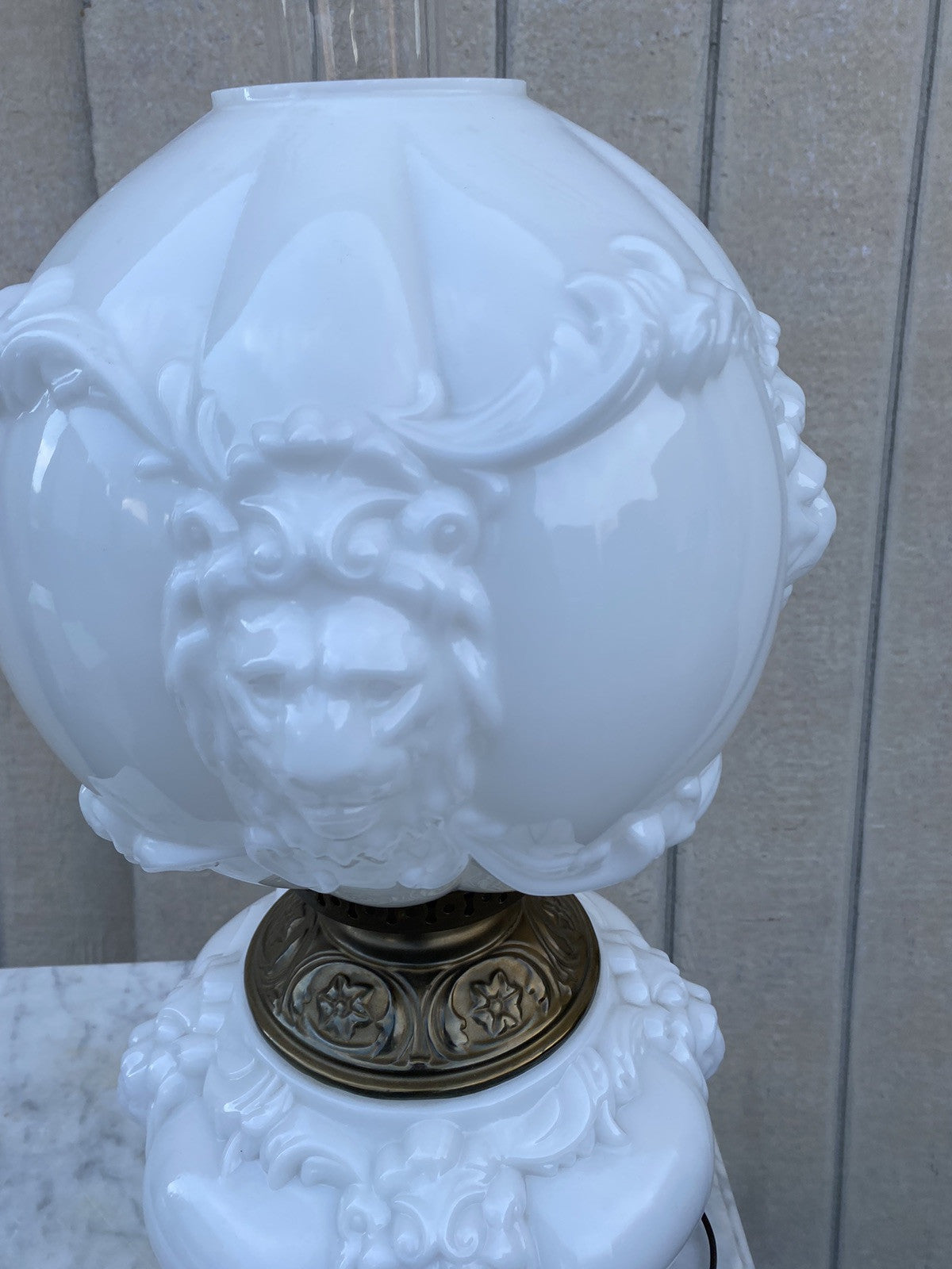 66323 Gone With the Wind Table Lamp Lion Face s