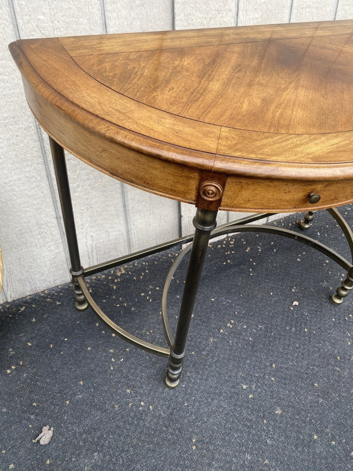 66431 Modern 1/2 Round Console Table Stand