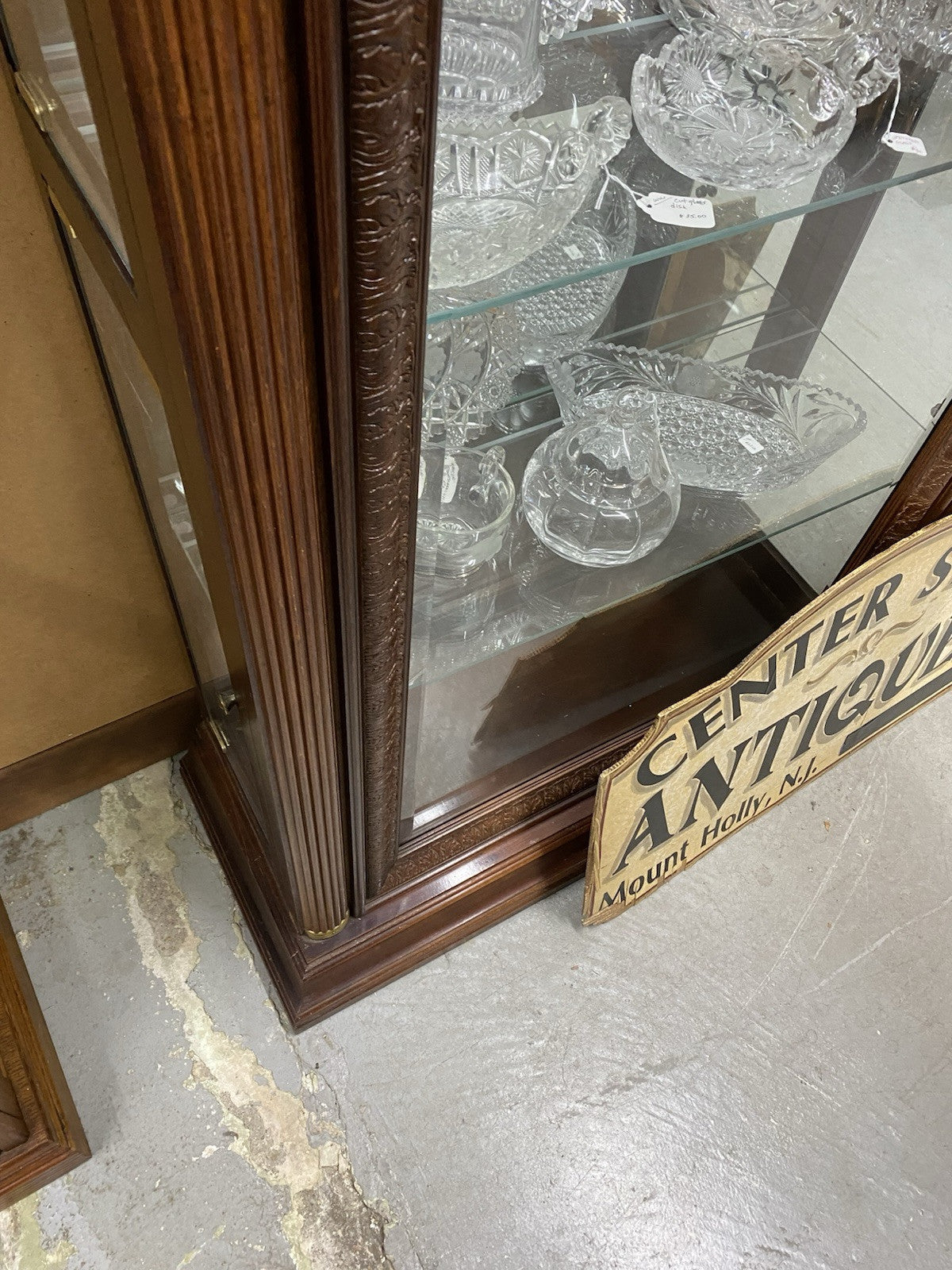 64424 Fancy Mahogany Curio China Cabinet