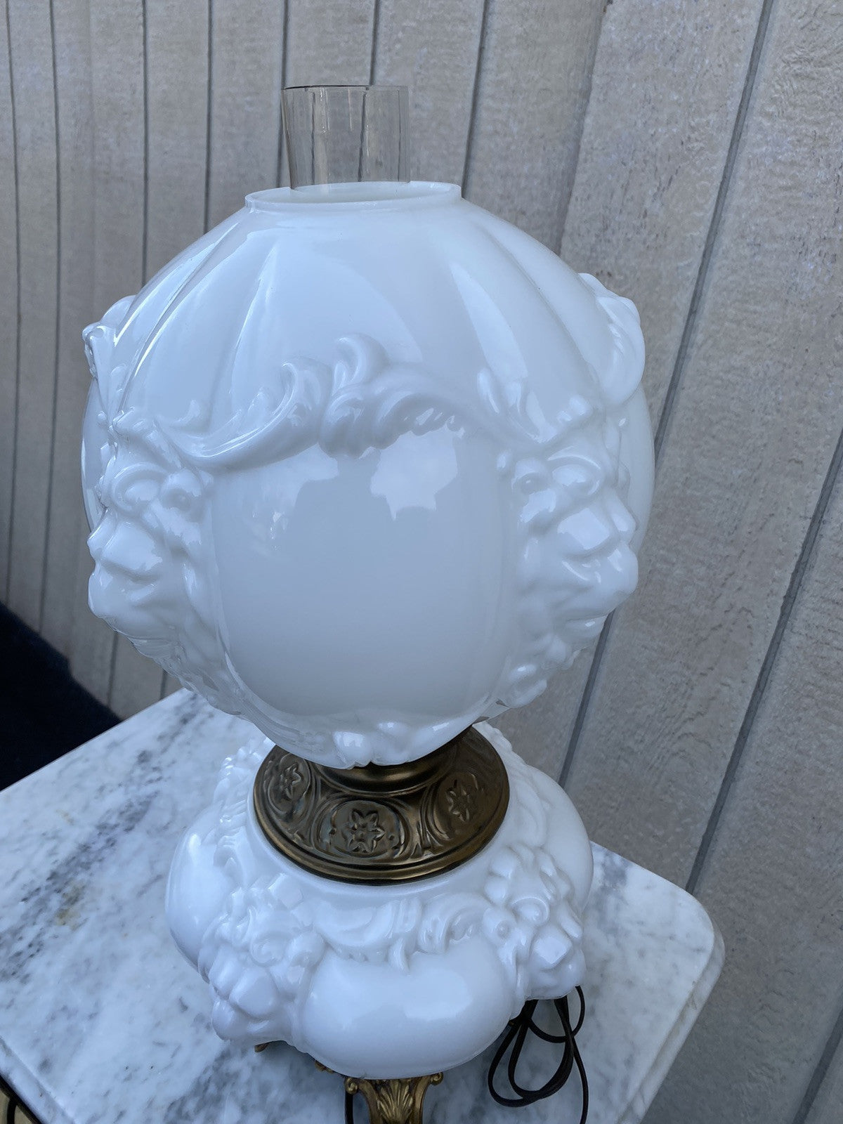 66323 Gone With the Wind Table Lamp Lion Face s