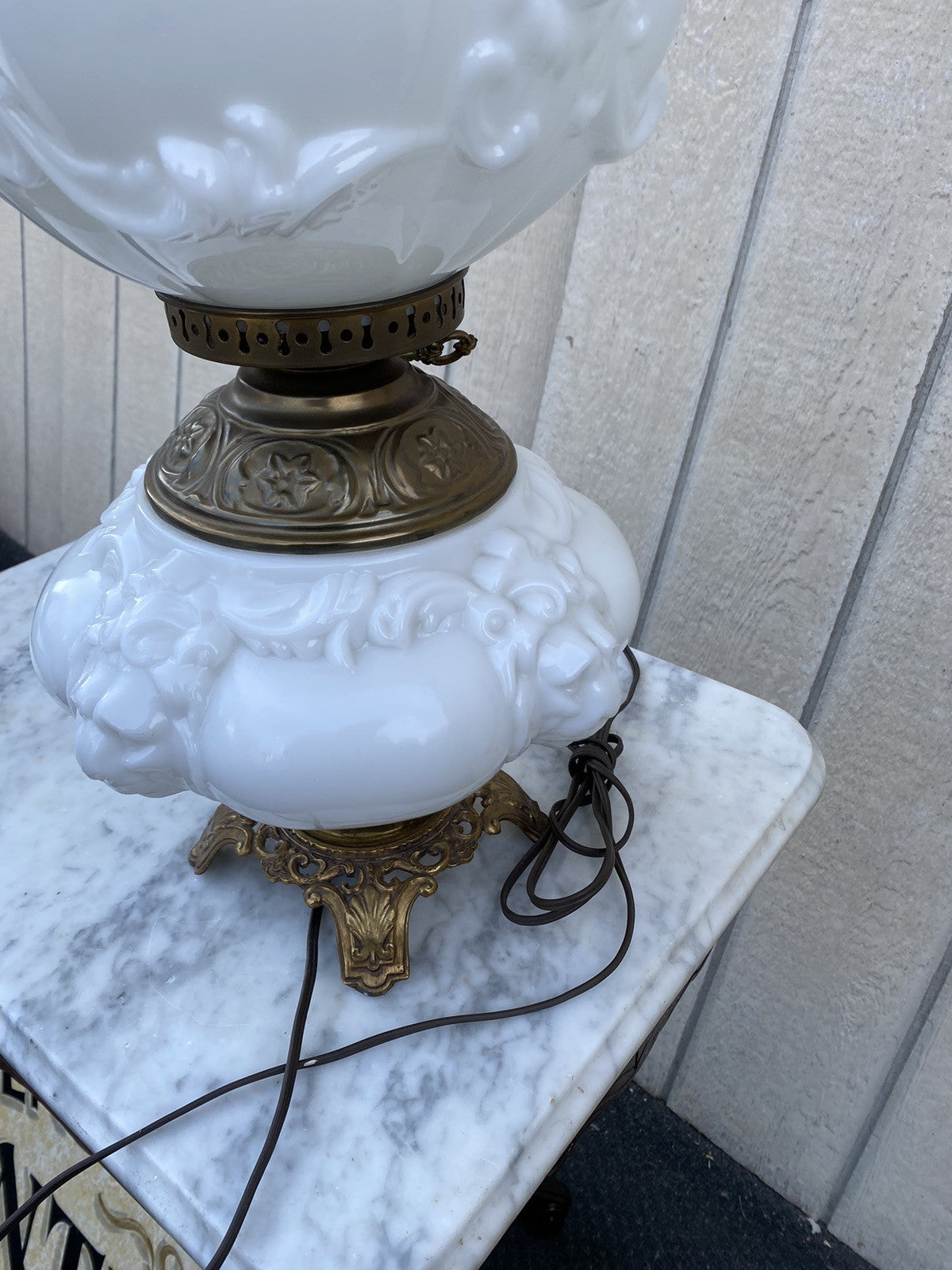 66323 Gone With the Wind Table Lamp Lion Face s