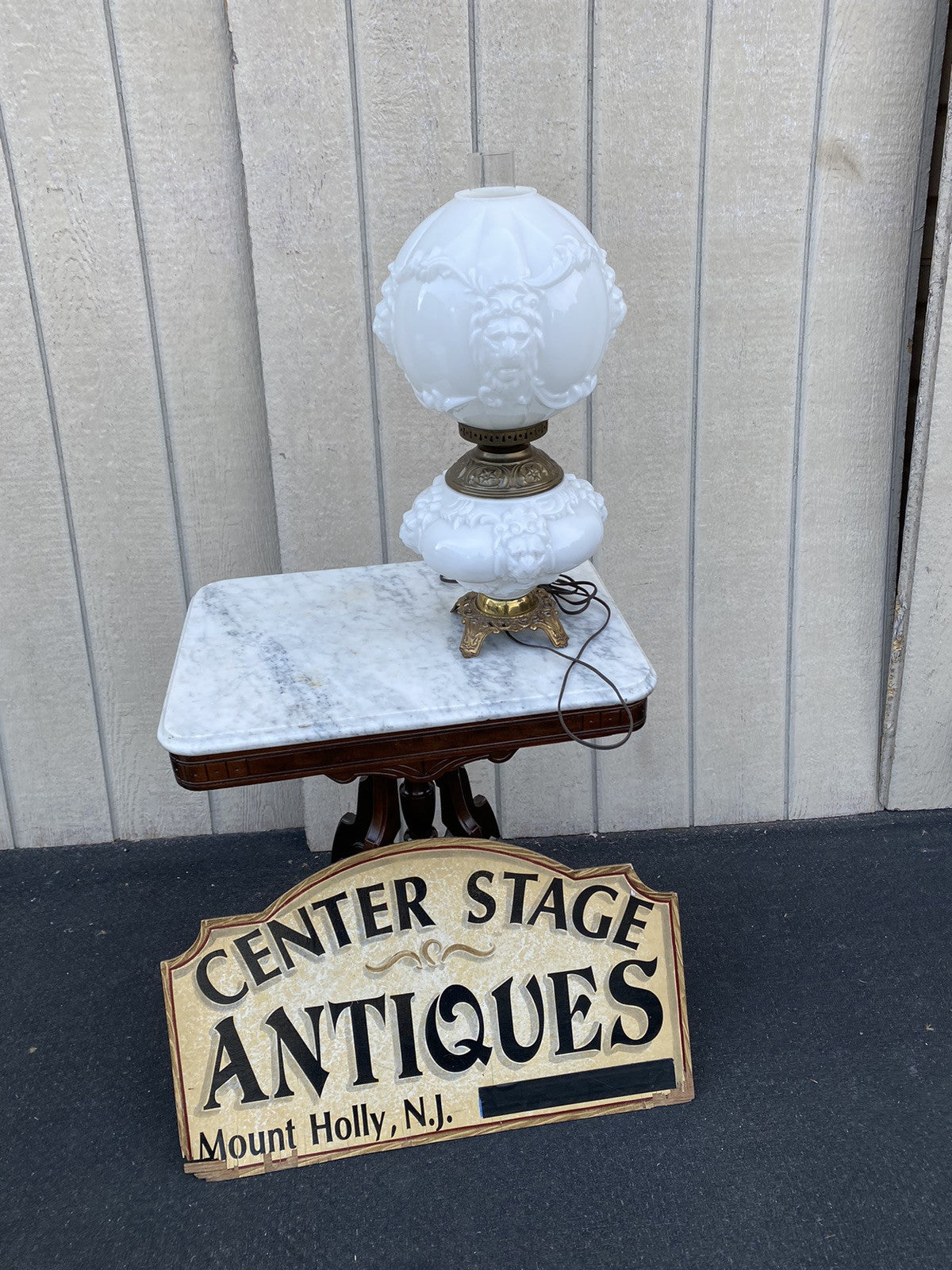 66323 Gone With the Wind Table Lamp Lion Face s