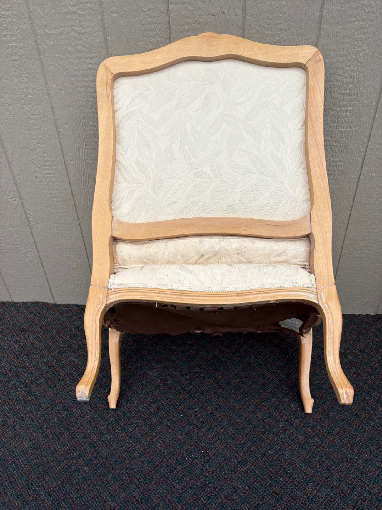 67530 Pair of Chateau Dax Italian Louis XV Style Armchairs in Cream