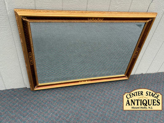 67721  Ornate Gold Gilt Wall Mirror by Carolina Mirror Company, 1980s