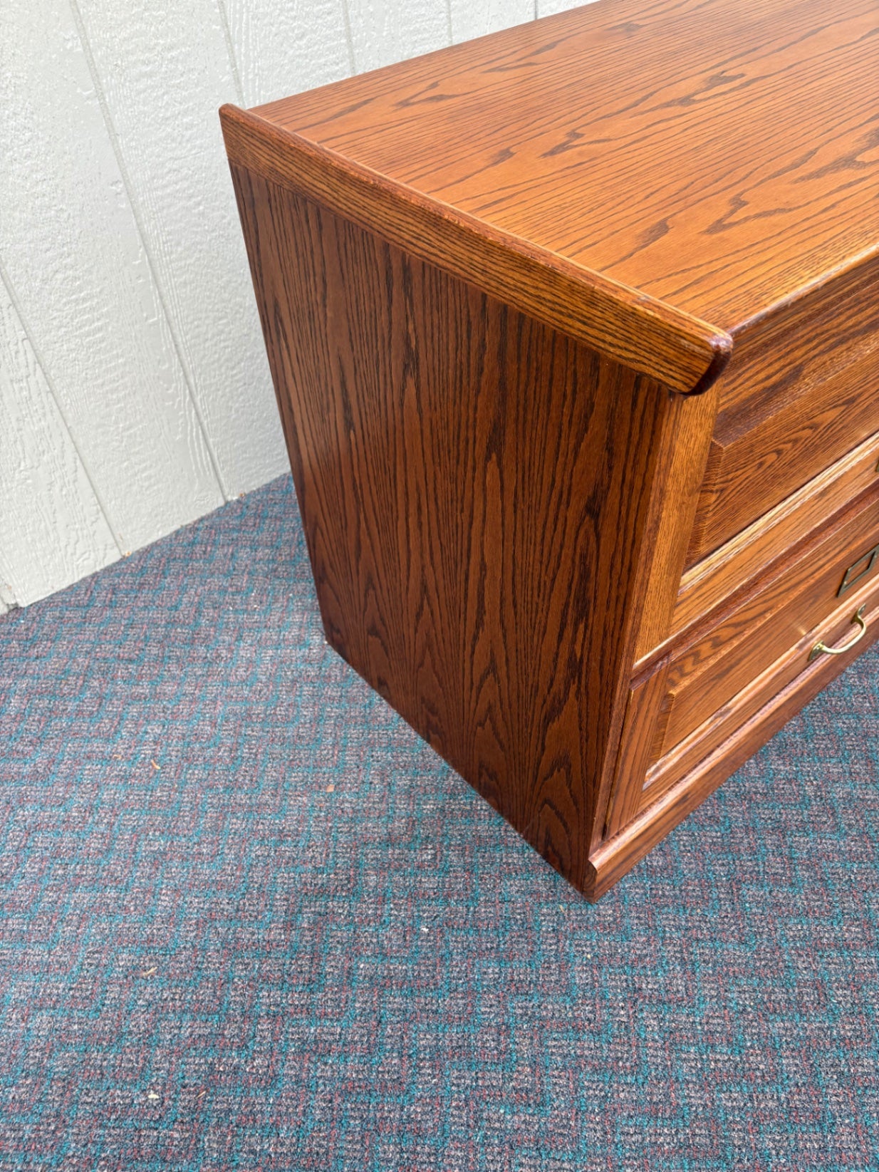 67806  Oak Two-Drawer File Cabinet by Winners Only