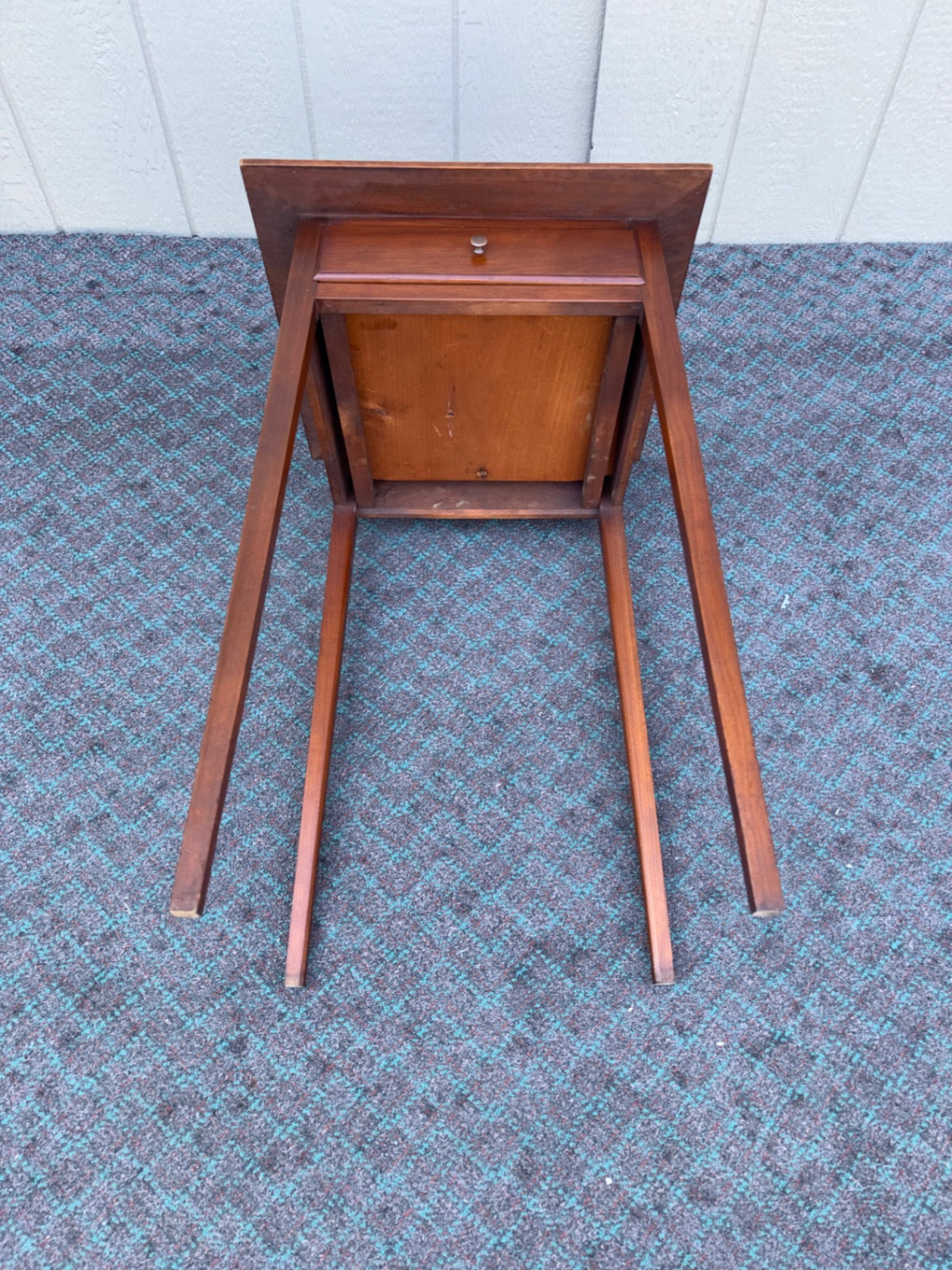 68125  Eldred Wheeler Shaker Style Cherry Side Table with Drawer