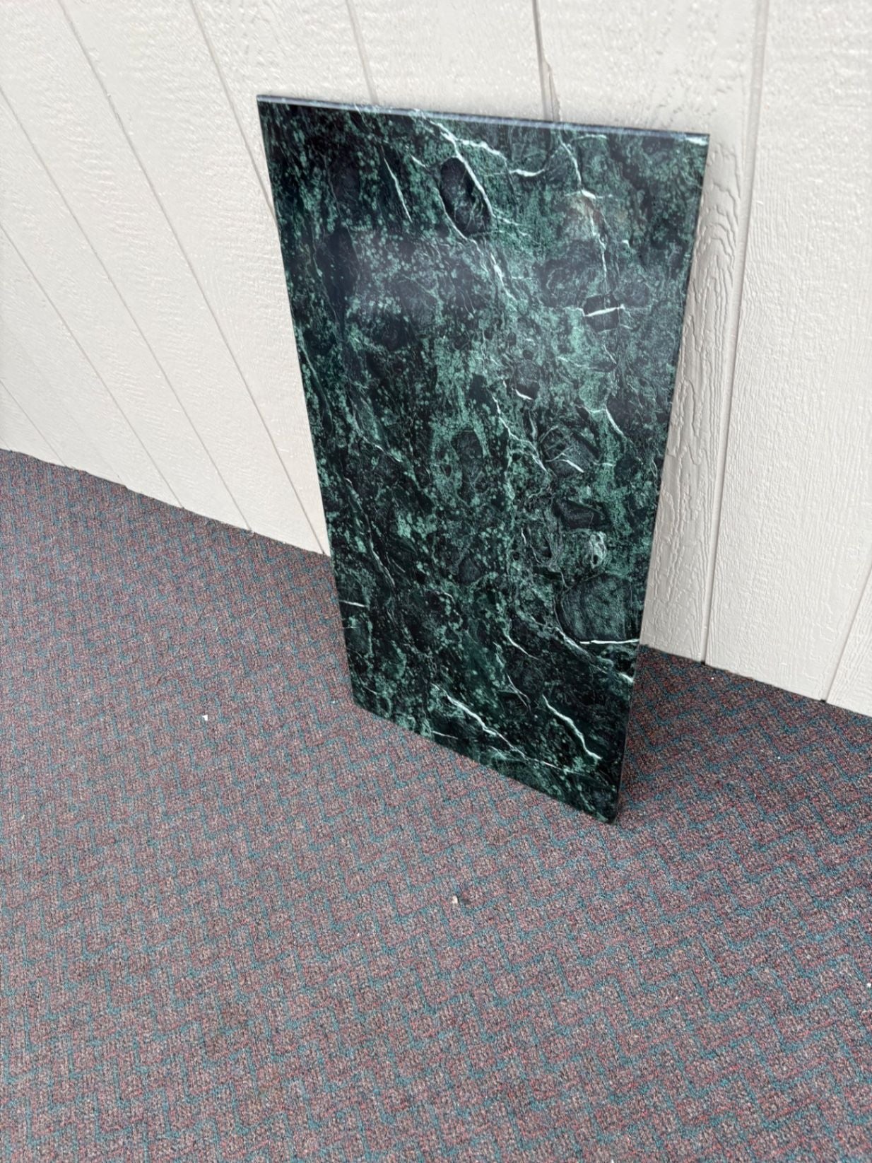 67418 Antique Victorian Mahogany and Marble Top Console  Table Desk