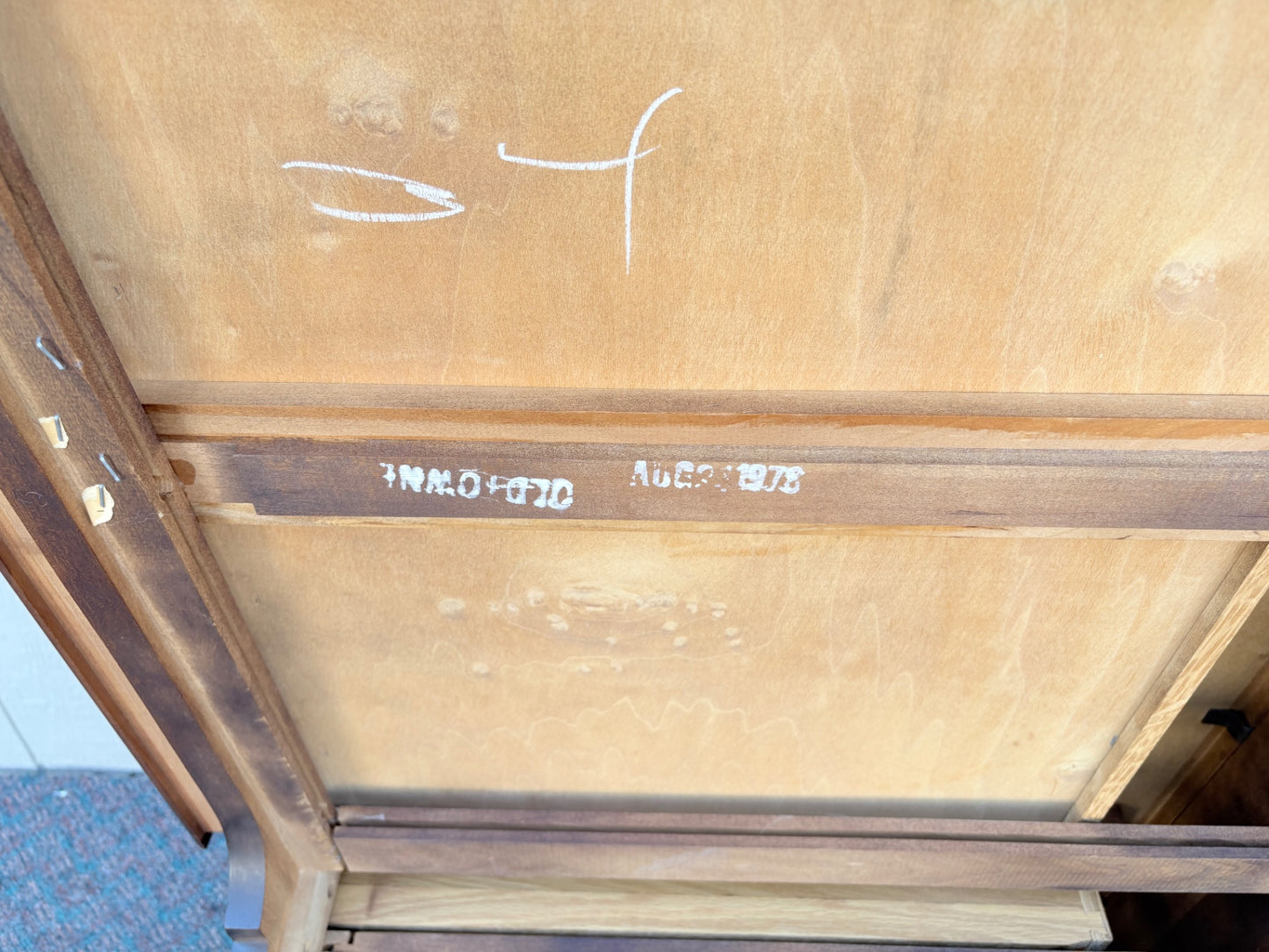 67979 Statton Queen Anne Cherry Writing Desk with Cabriole Legs