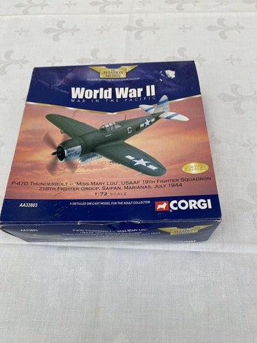 ES 81:  Corgi P 47 D Thunderbolt MISS MARY LOU USAAF   AA33803   1:72 scale