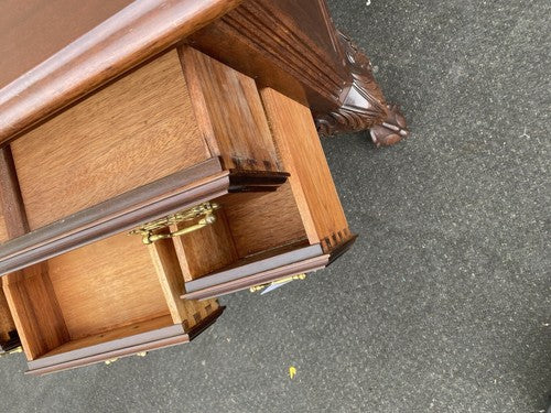 66015 Solid Mahogany 3 Drawer Chest Dresser