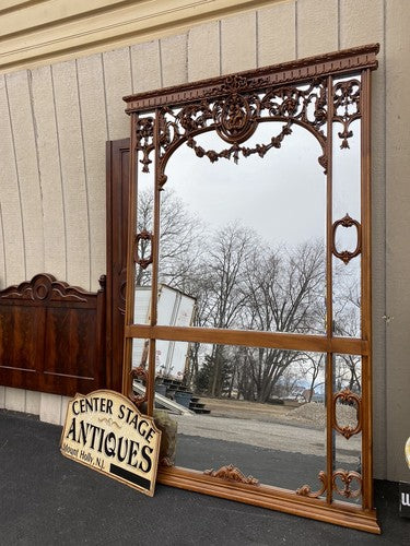 66238 Large Decorator RIO Furniture Fancy Mirror with Cherub s