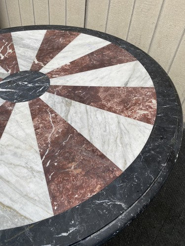 65987   Super Quality Round Marble Top Dining / Foyer  Table