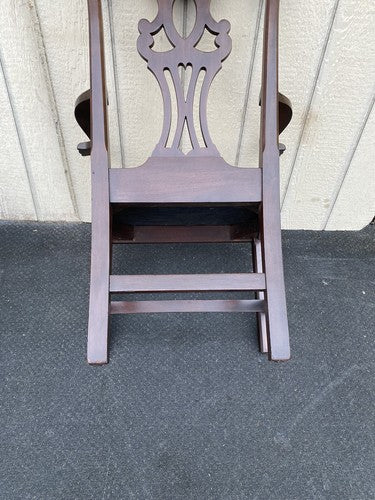 63155 Set of 6 Solid Mahogany Dining Chairs Chair s