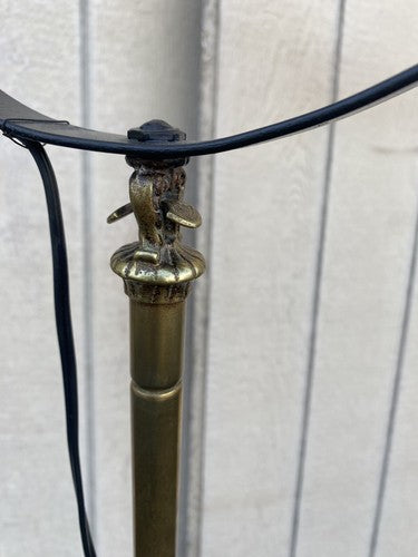 65615  Adjustable Iron Antique Piano Lamp w/ Shade