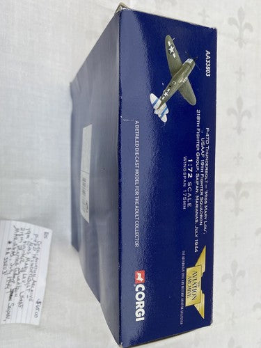 ES 81:  Corgi P 47 D Thunderbolt MISS MARY LOU USAAF   AA33803   1:72 scale