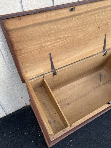 65284 Antique Tool Box Storage Chest Blanket Chest