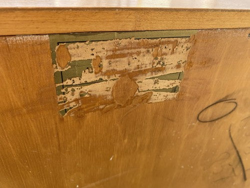 66237 Solid Oak Bookcase Curio Cabinet