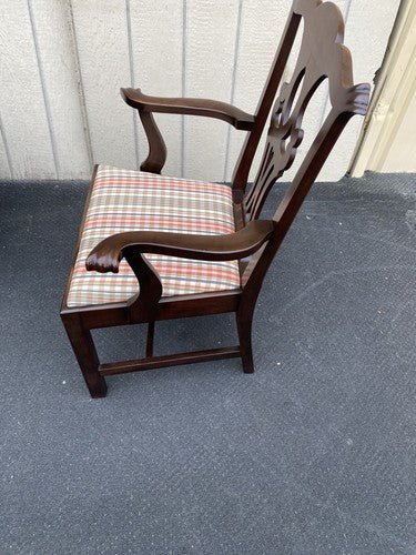 63155 Set of 6 Solid Mahogany Dining Chairs Chair s