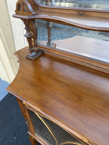 64662  Victorian Fabulous Art Nouveau Etergie Curio Cabinet Display Cabinet