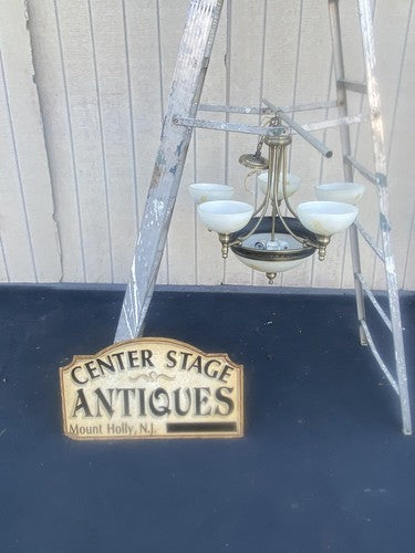 66031   Modern Decorator Hanging Light Fixture Chandelier.