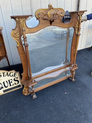 64662  Victorian Fabulous Art Nouveau Etergie Curio Cabinet Display Cabinet