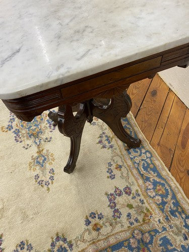 64811 Antique Victorian Walnut Lamp Table Stand