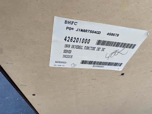 66098 Mahogany Universal Furniture Bar Cart Sideboard Server Cabinet