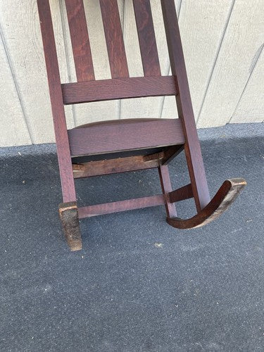 66066 STICKLEY ?? Antique Mission Oak Rocker Rocking Chair