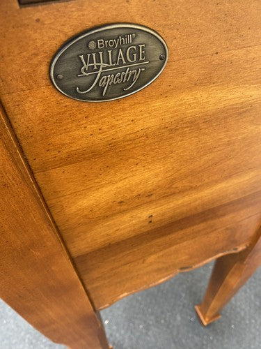 65831   Cherry Broyhill Village Tapestry Sideboard Server Cabinet