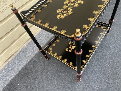 66042 Metal Decorator THE FED ERA LIST Teacart Table Stand On Wheels