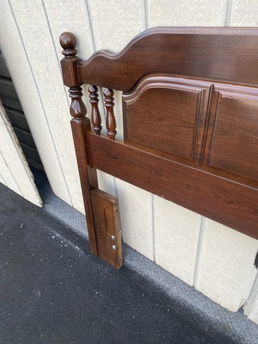 66225 Cherry Queen or Full Size Headboard Bed