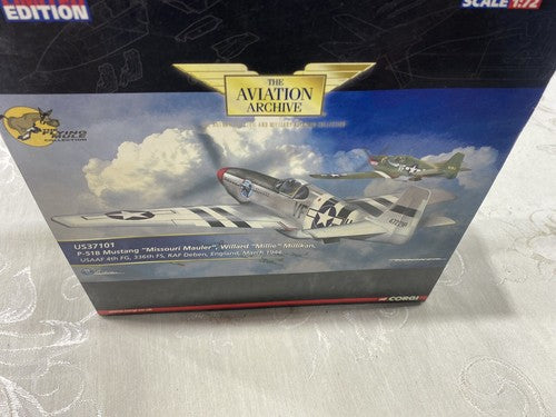 ES 208:  P-51B Mustang "Missouri Mauler  Willard Millie Millikan USAAF US37101