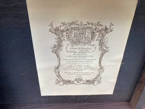 65736 C W KITTINGER Mahogany  Tea Table Lamp Table Stand