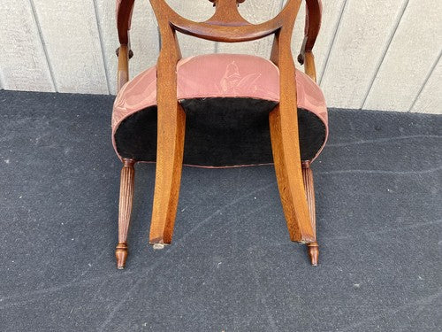 65887 Solid Mahogany Decorator Armchair Chair