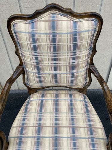 64833 Pair French Country Louis XV Bergere Armchair Chair s