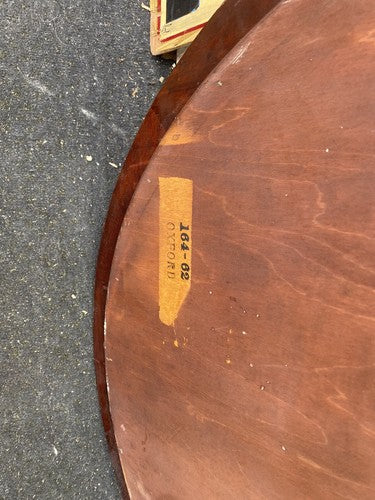 65177 Solid Mahogany Hand Made Oval Mirror